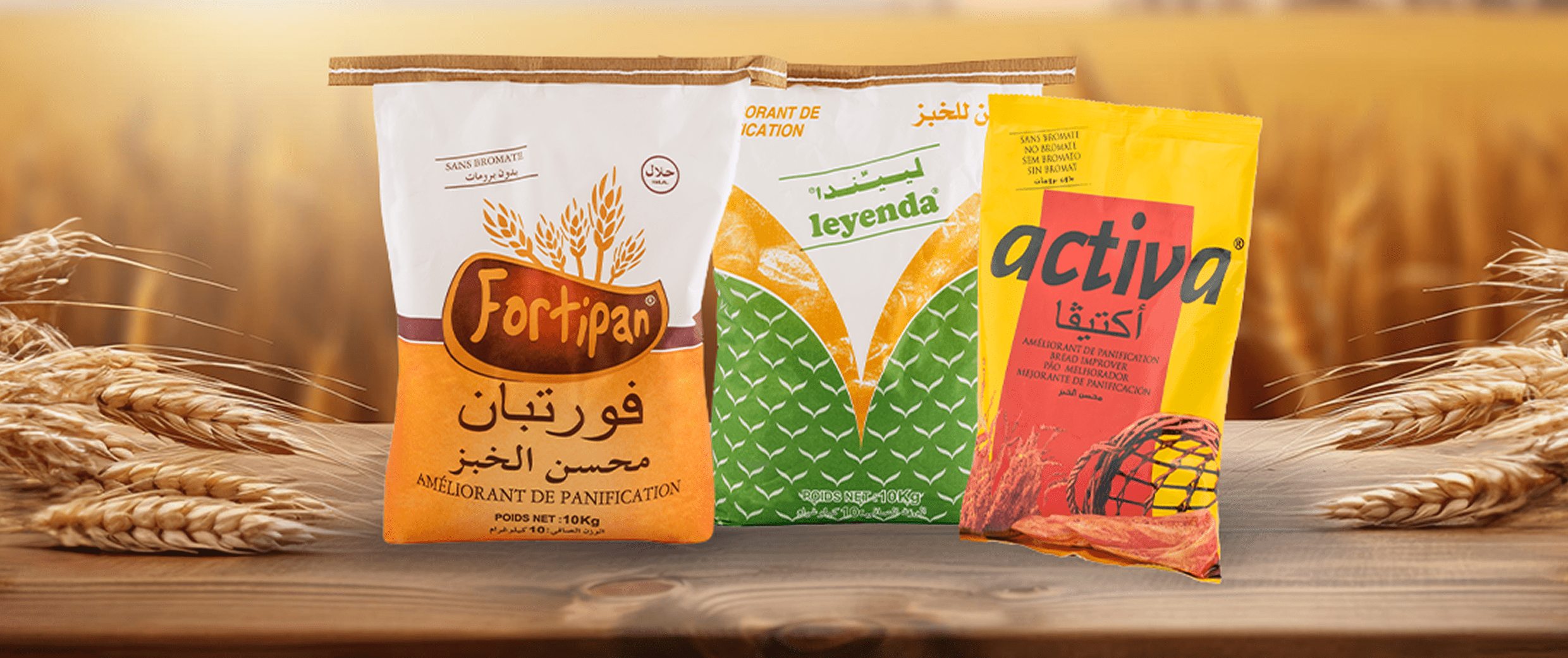 Les améliorants de panification sont des formulations composées d’ingrédients auxiliaires technologiques ou additifs entrant généralement dans la fabrication du pain.
Les spécificités de l’améliorant sont :

Réguler la poussée;
Garantir un bon volume;
Améliorer l’aspect et la couleur de la croûte;
Retarder le rassissement.

 